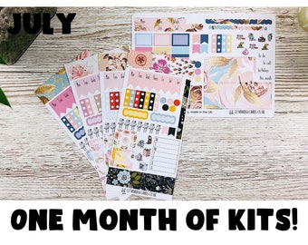 July Hobonichi Sticker Kit; Hobonichi Weeks Kits Hobonich Cousin Kits; Monthly Kit; Weeks Sticker; Hobonichi Weekly Kit