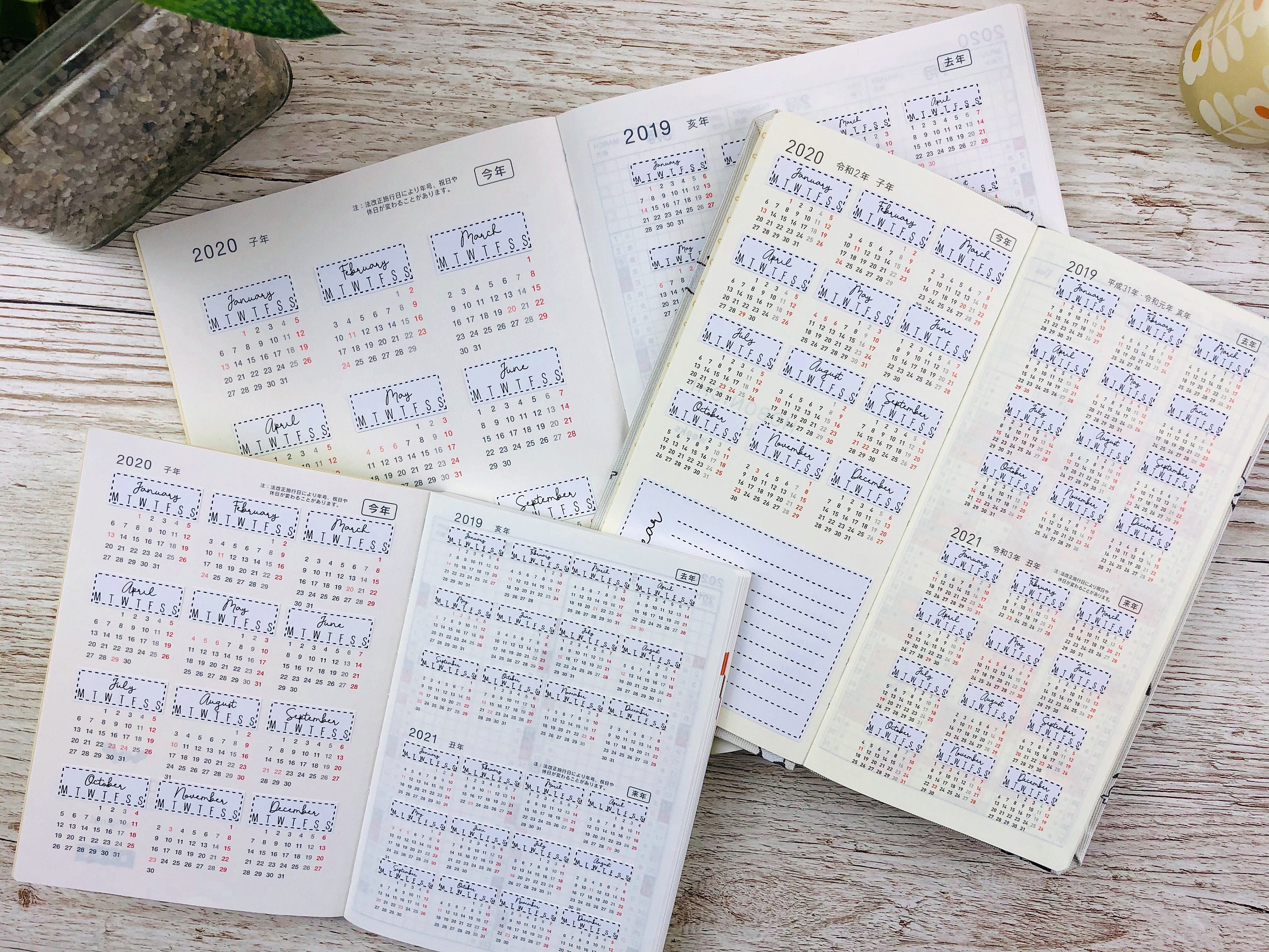 Hobonichi / “Plans More Important Than Work” Stickers - Accessories Lineup  - Hobonichi Techo 2022