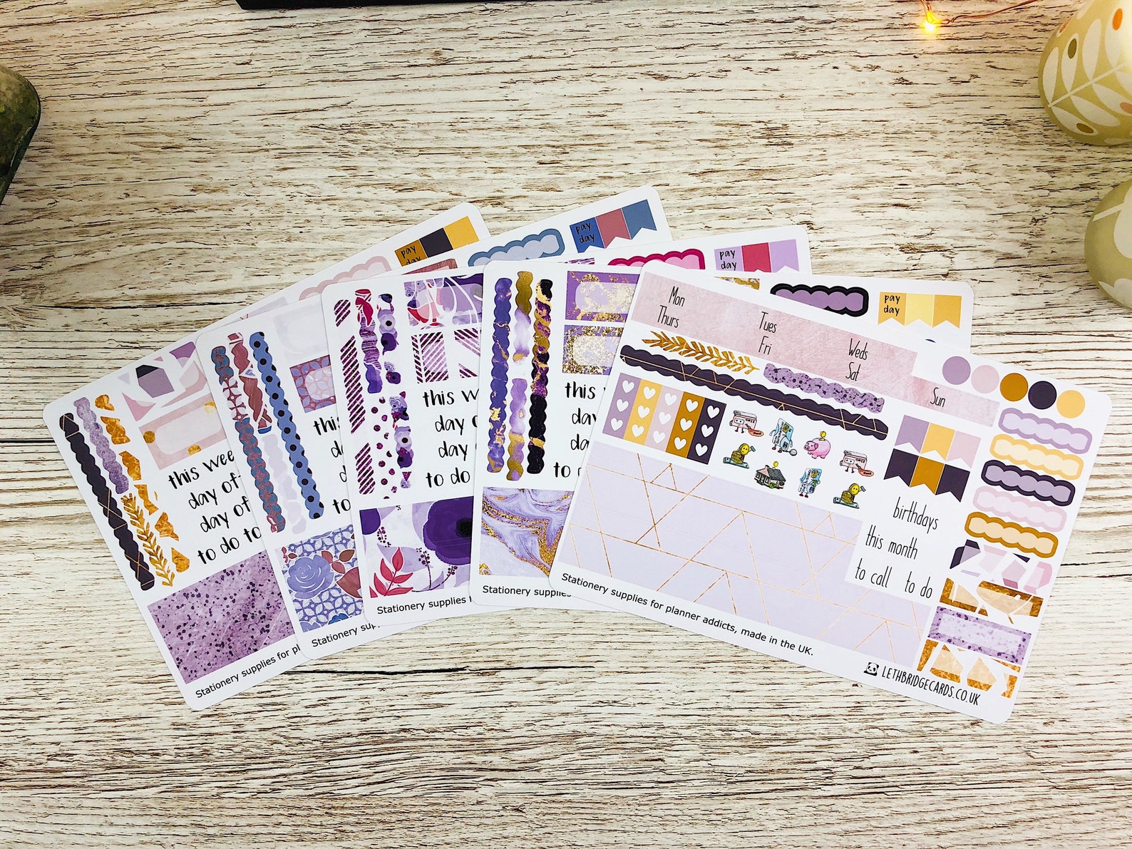 September Hobonichi Sticker Kit Hobonichi Weeks Kits Hobonich Etsy