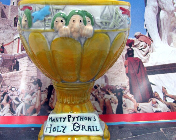 Monty Python & the Holy Grail Ceramic Chalice Beer Ale Wine Goblet Hand ...