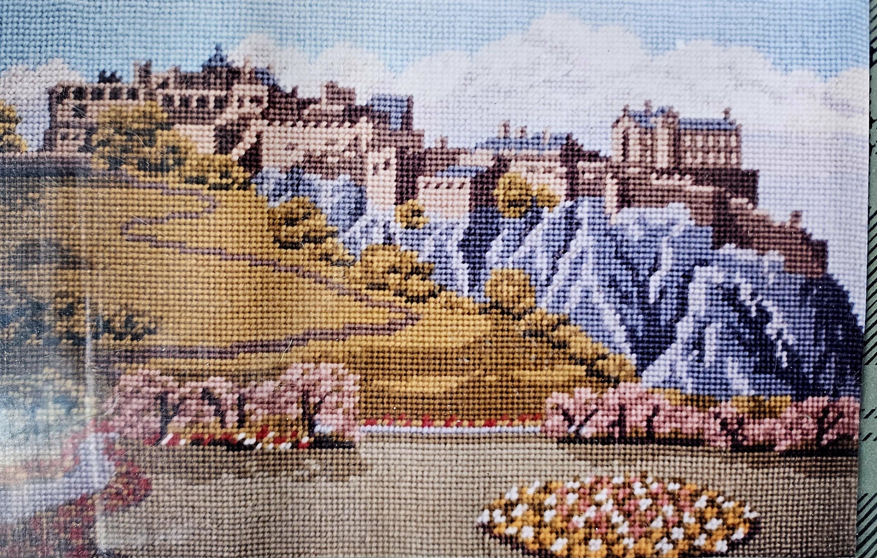 London Cross Stitch Pattern / Landscape Needlepoint