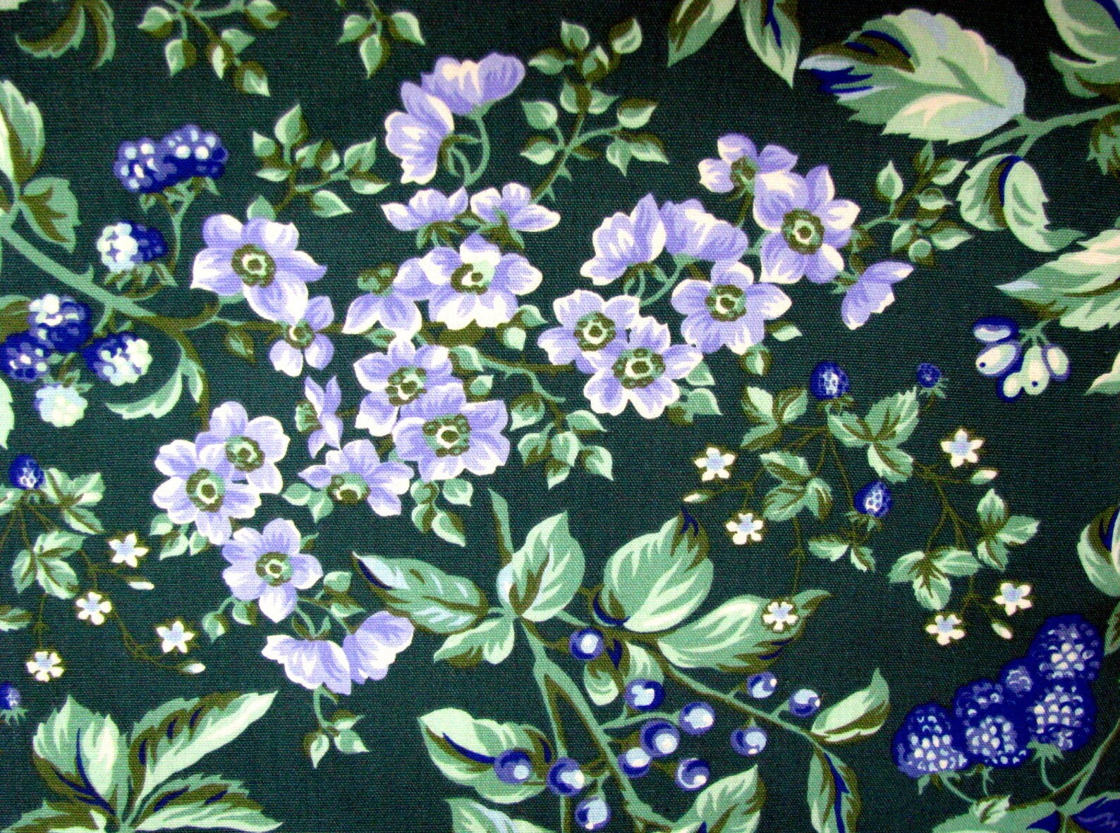 Laura Ashley Brambleberry Fabric Bramble Strawberry Fields Etsy