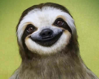 lifelike sloth