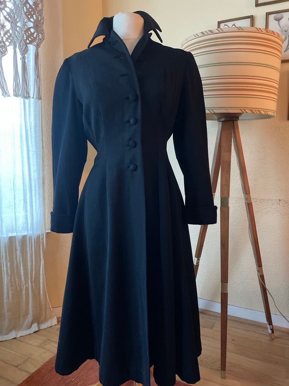 Wool Gabardine gorgeous Swing Coat