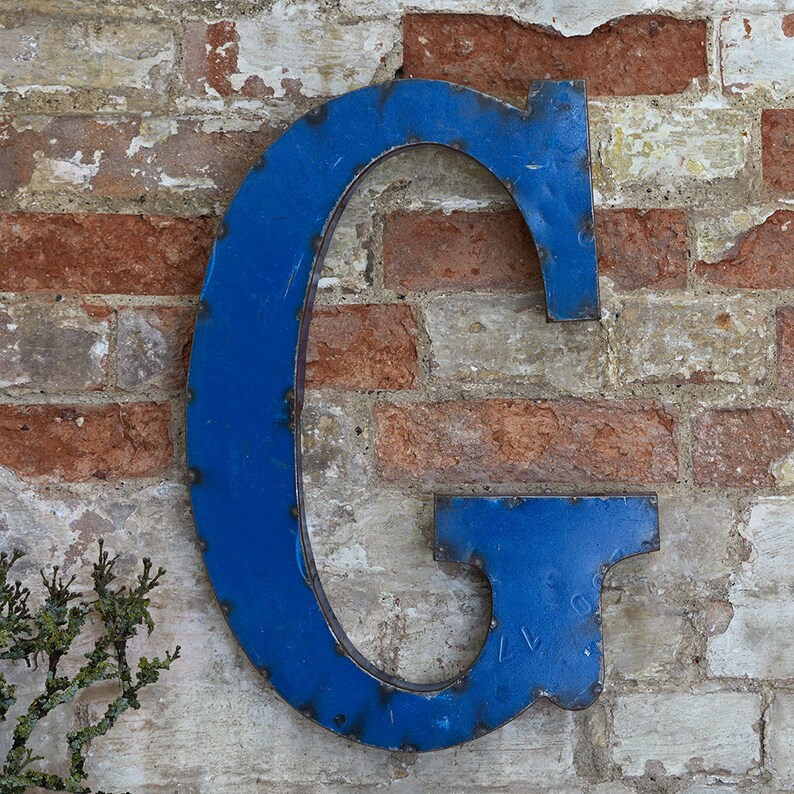 Large Metal Letter G Etsy