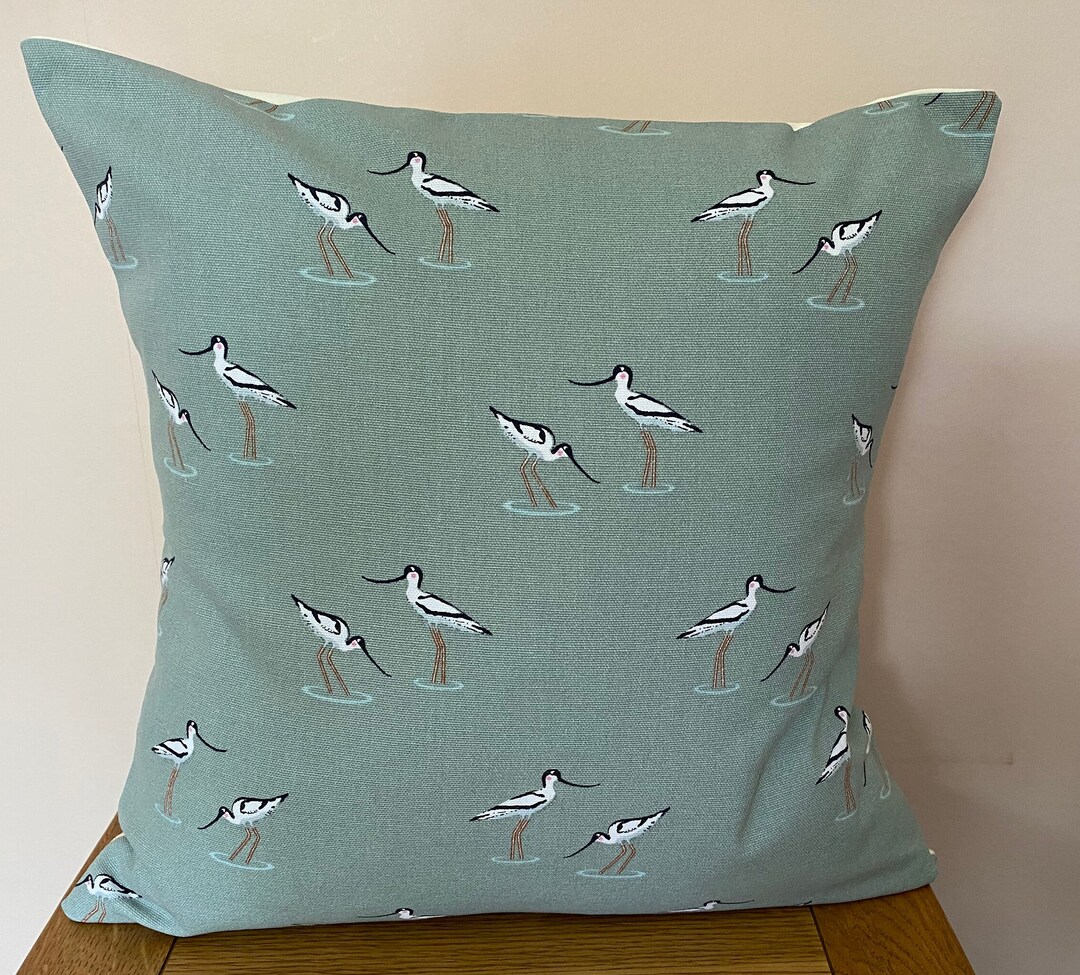 Sophie Allport COASTAL BIRDS Cotton Cushion Cover 40cm Etsy