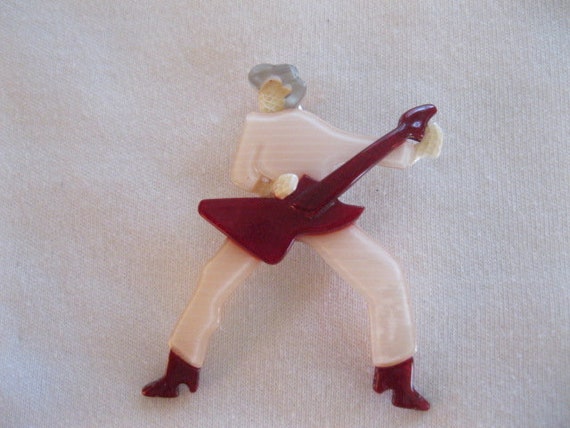 Elvis Presley Pin By French Designer Lea Stein