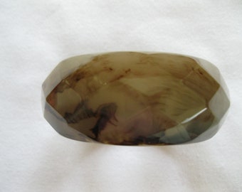 French Designed Resin Quartz Bangle Bracelet By Marion Godart