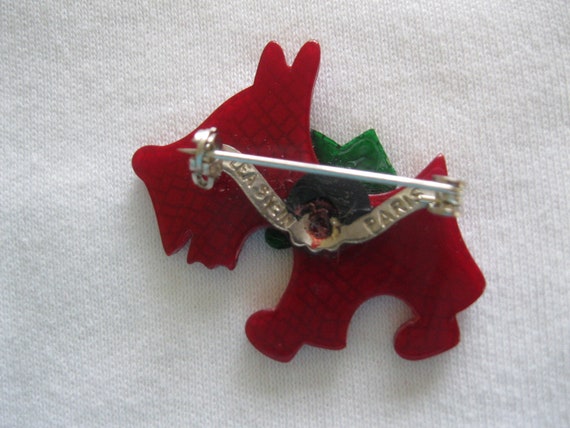 Totie The Dog Pin By French Designer Lea Stein - image 2