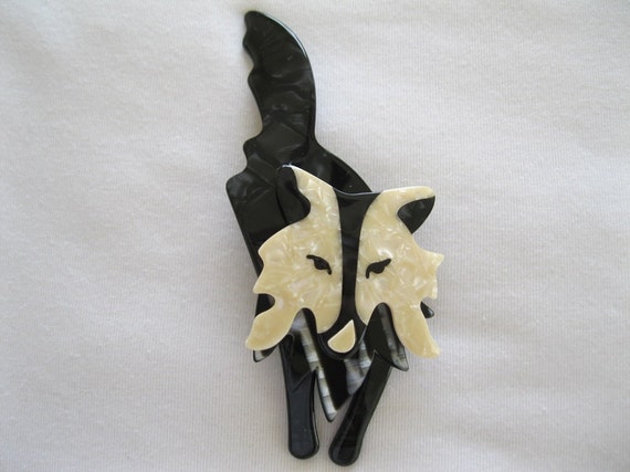 Collie Dog Pin By French Designer Lea Stein