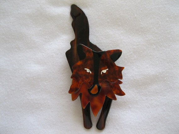 Collie Dog Pin By French Designer Lea Stein