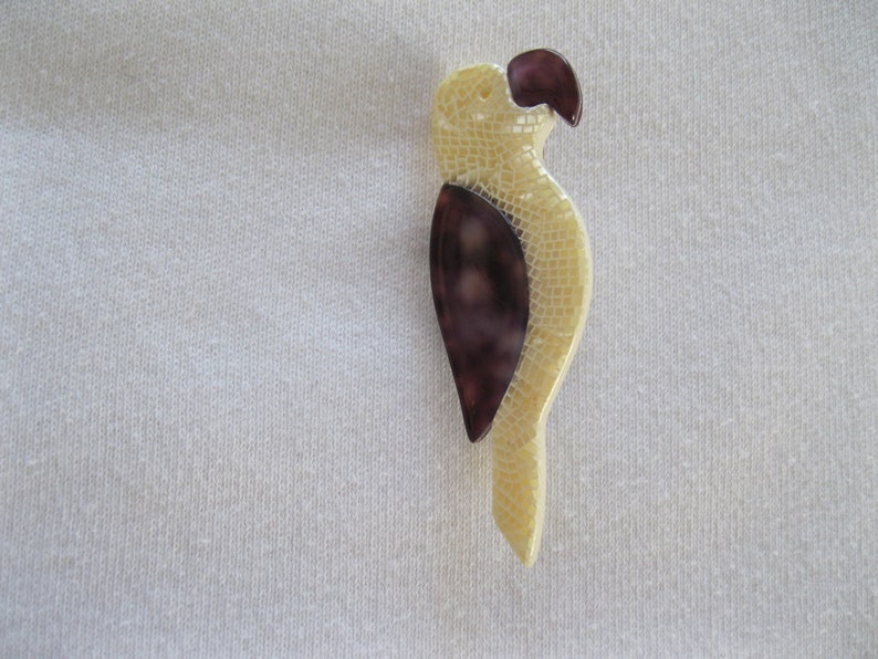 Little Parrot Pin By French Designer Lea Stein
