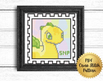 Chomby Stamp Cross Stitch Pattern