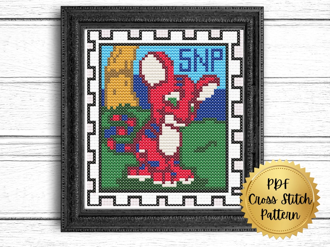 Mystery Island Kougra Stamp Cross Stitch Pattern Etsy