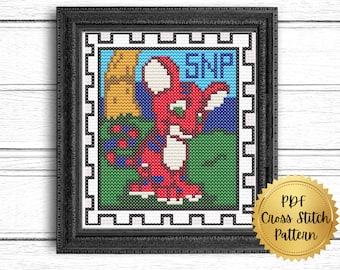 Mystery Island Kougra Stamp Cross Stitch Pattern