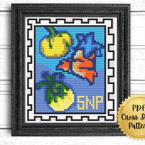 Assorted Fruits Stempel Kreuzstichmuster