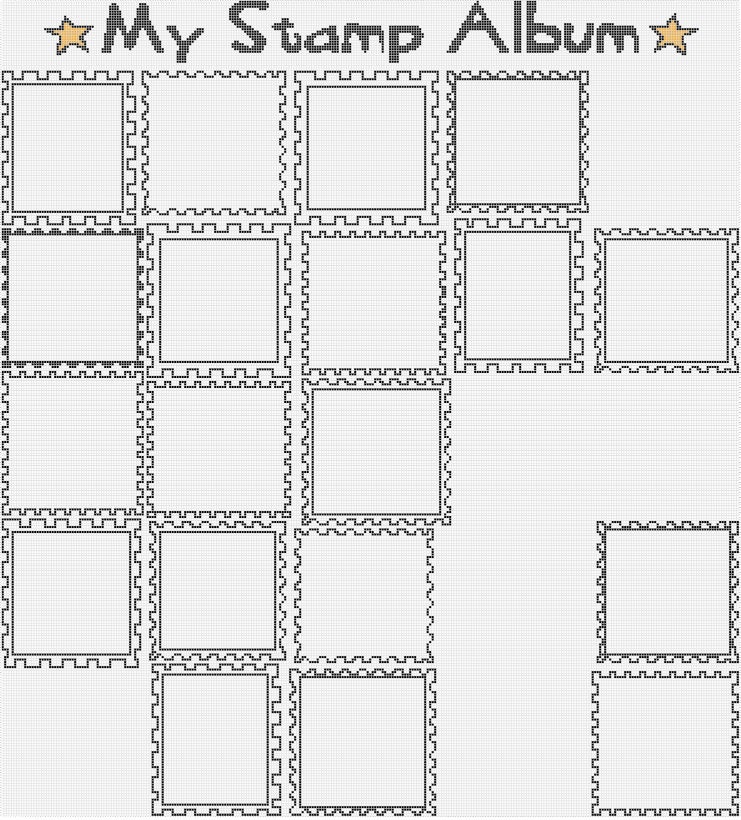 Neopets Stamp Album Cross Stitch Pattern 25 Stamps Etsy