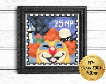 Carnival of Terror Stamp Neopets Cross Stitch Pattern