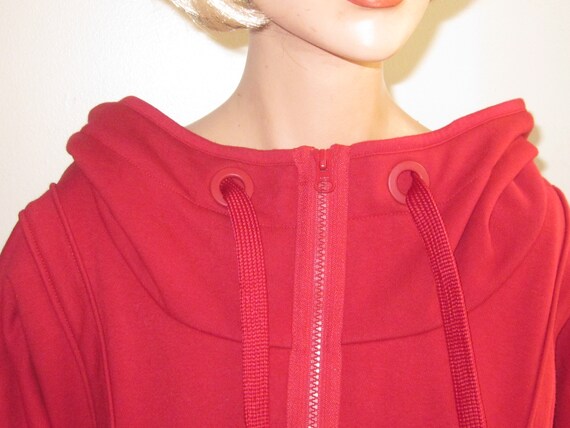 Vintage STELLA McCARTNEY ADIDAS Red Raglan Sleeve… - image 2