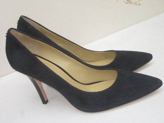 Vintage COACH Black ELLIN Kid Suede 