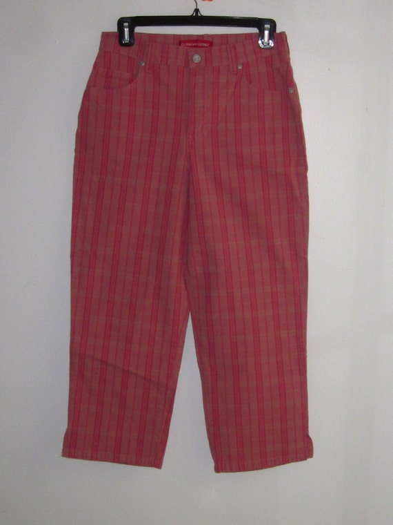 gloria vanderbilt cotton capris