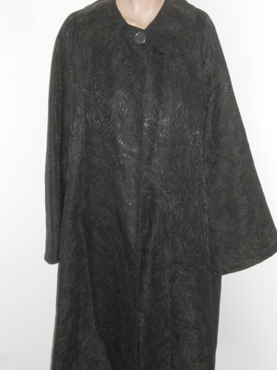 black evening coat