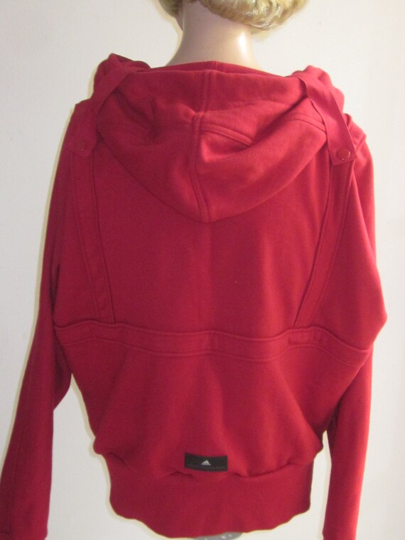 Vintage STELLA McCARTNEY ADIDAS Red Raglan Sleeve… - image 5