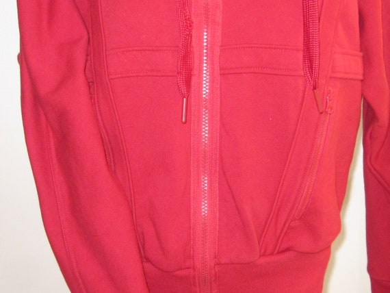 Vintage STELLA McCARTNEY ADIDAS Red Raglan Sleeve… - image 3