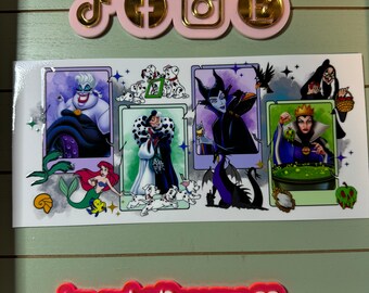 Mean girls, Sorceress and evil queen uvdtf wrap / ready to apply uvdtf cup wrap/ no heat needed  | villainess’s | uvdtf cup wrap