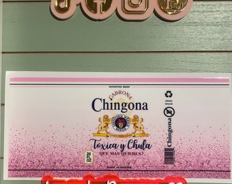 UV DTF Ready to Apply| Frida Chingona Toxica y Chula    | uvdtf wrap | Permanent decal | No heat needed | Waterproof materia