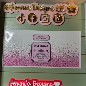 UV DTF  Ready to Apply| Patrona/ 100% chingona | uvdtf wrap | Permanent decal | No heat needed | Waterproof materia