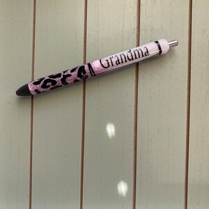 Grandma leopard  Glitter Pens, Glitter Gel Pens- glitter ombre pen/grandma glitter pen/teal/green