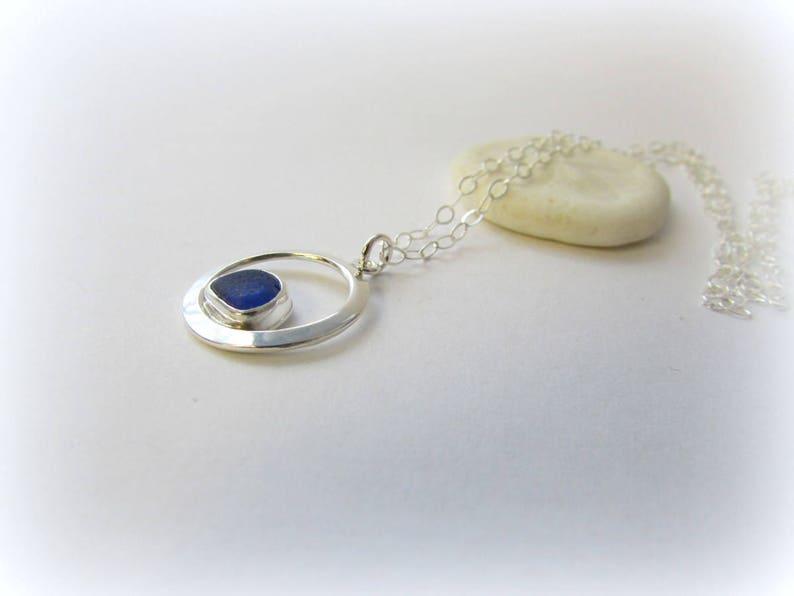 Sea Glass Necklace Made in Maine. Sea Glass Jewelry Artisan Etsy