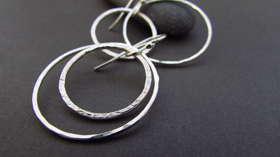 Etsy silver dangle earrings sale