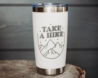 Laser engraved tumbler - Personalized gift - adventure tumbler - laser engraved tumbler - outdoor design tumbler - personalized tumbler