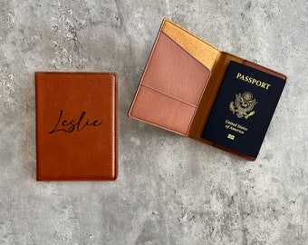 Personalized passport holder, Leather passport holder, Personalized Travel, Personalized Gifts, Groomsman gift, personalized passport cover