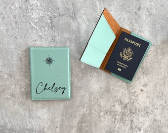 Personalized passport holder, Leather passport holder, Personalized Travel, Personalized Gifts, Groomsman gift, personalized passport cover