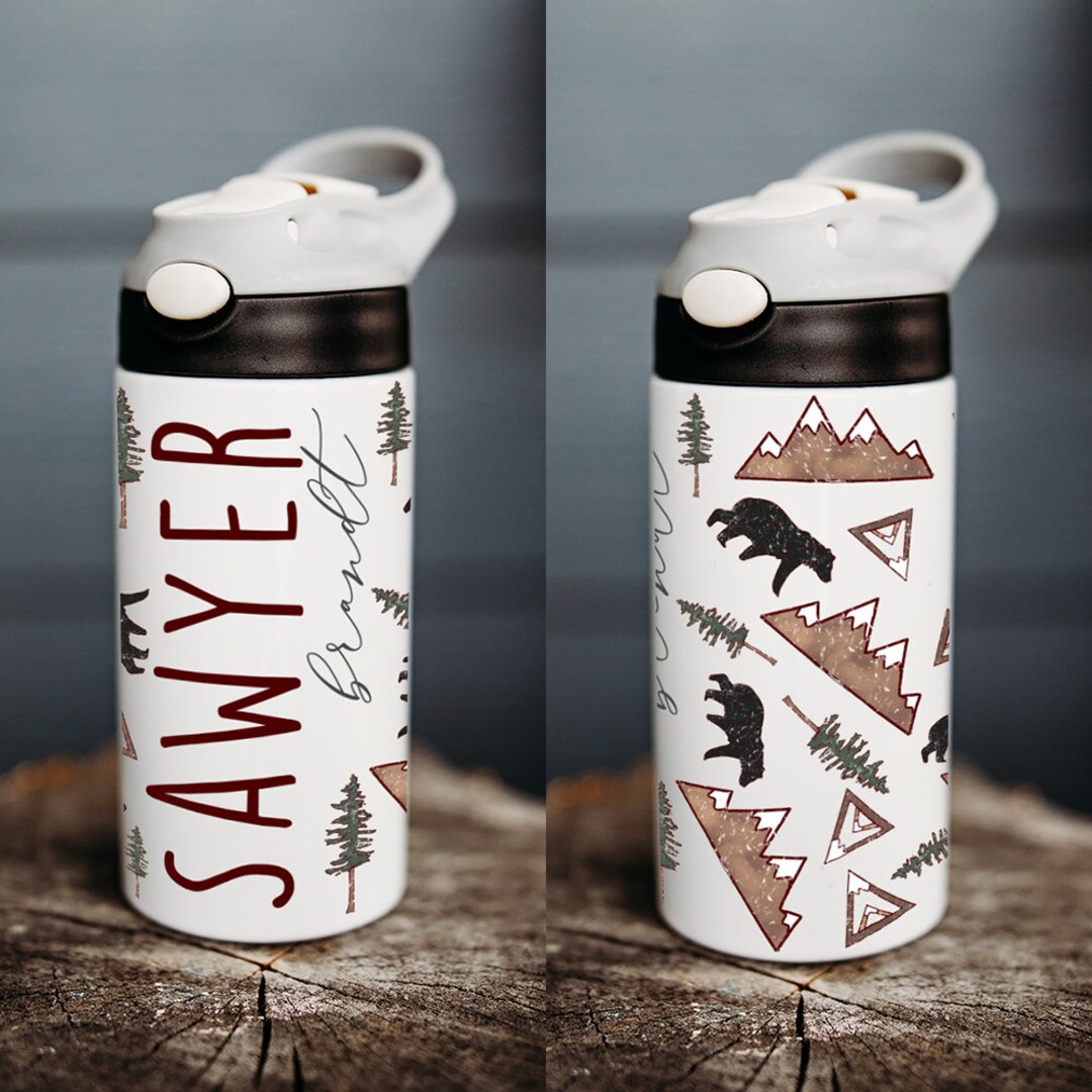 Personalized Water Bottle, Kids Water Bottle, Kid Name Water Bottle ...