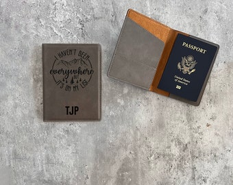 Personalized passport holder, Leather passport holder, Personalized Travel, Personalized Gifts, Groomsman gift, personalized passport cover