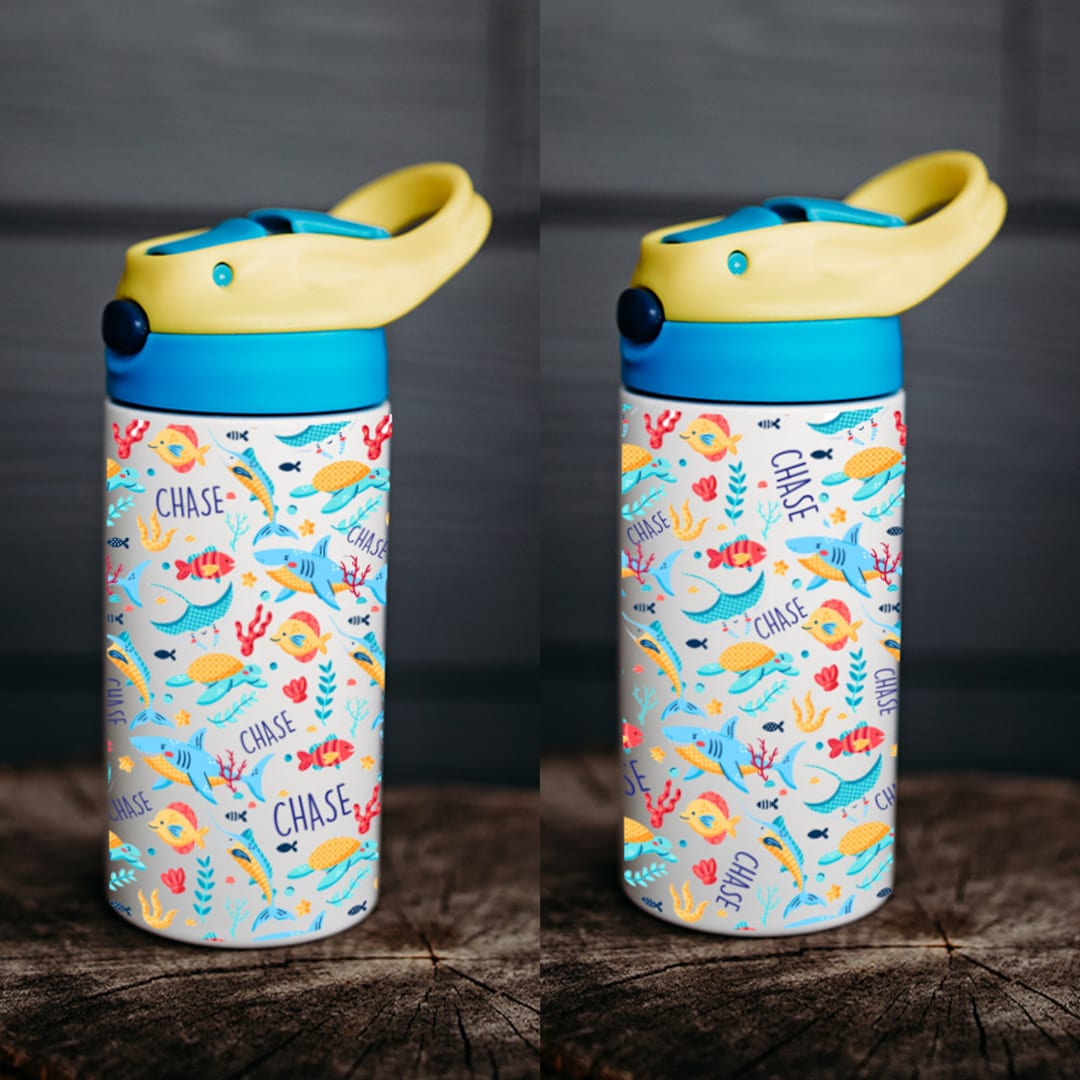 Personalized Water Bottle, Kids Water Bottle, Kid Name Water Bottle ...