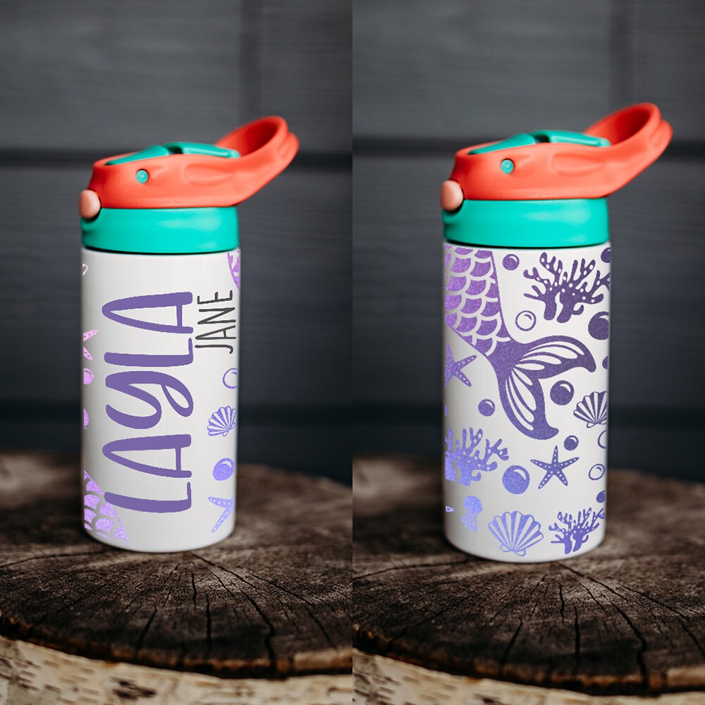 Personalized Water Bottle, Kids Water Bottle, Kid Name Water Bottle ...