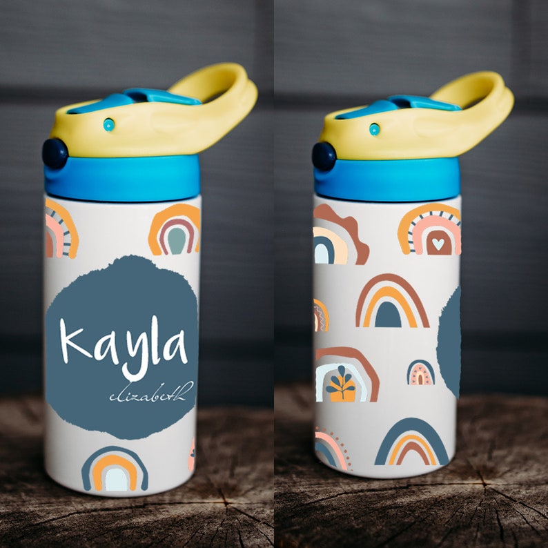 Personalized Water Bottle, Kids Water Bottle, Kid Name Water Bottle ...