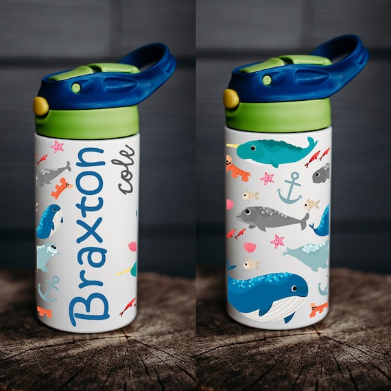 Personalized Water Bottle Kids Water Bottle Kid Name Water - Etsy