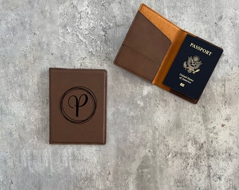 Personalized passport holder, Leather passport holder, Personalized Travel, Personalized Gifts, Groomsman gift, personalized passport cover