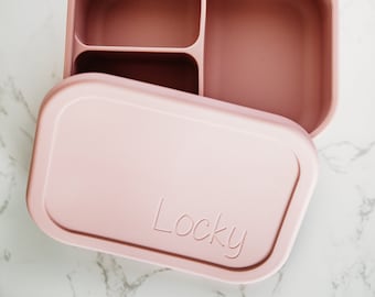 Silicone lunch box, personalized lunch box, bento box, custom lunch box, back to school, school lunch box, custom bento box, gifts for kids