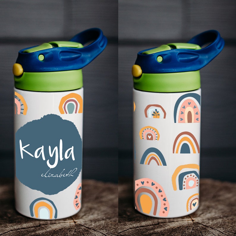 Personalized Water Bottle, Kids Water Bottle, Kid Name Water Bottle ...