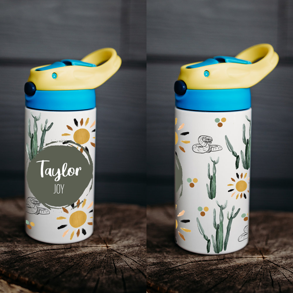 Personalized Water Bottle, Kids Water Bottle, Kid Name Water Bottle ...