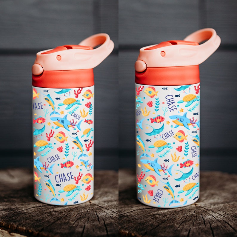 Personalized Water Bottle, Kids Water Bottle, Kid Name Water Bottle ...