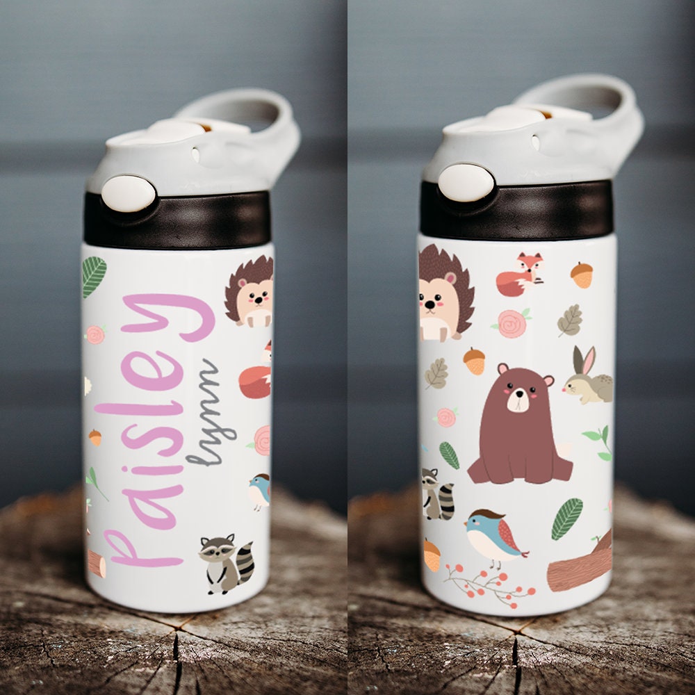 Personalized Water Bottle, Kids Water Bottle, Kid Name Water Bottle ...