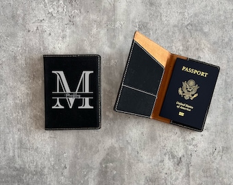 Personalized passport holder, Leather passport holder, Personalized Travel, Personalized Gifts, Groomsman gift, personalized passport cover